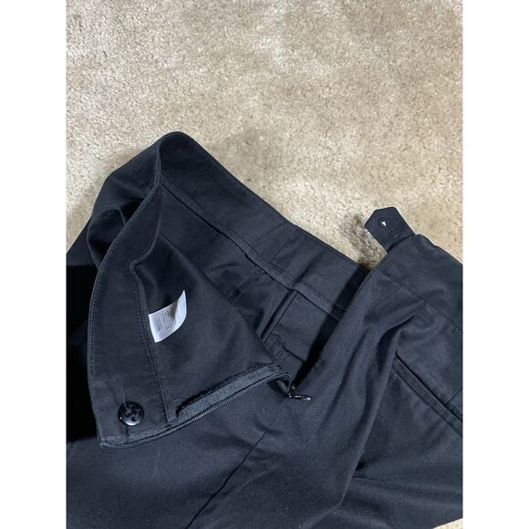 Talbots Heritage Women’s 8 Petite Ankle 30x22 Side Zip Black Stretch Capri #377 - Picture 6 of 13